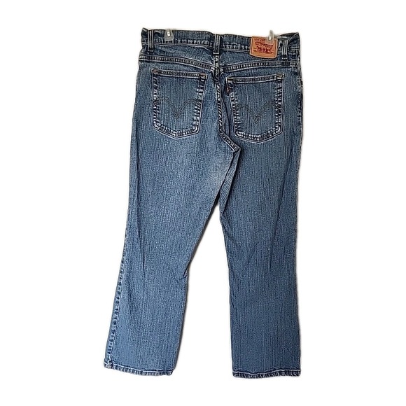 Levi's 550 Classic Relaxed Bootcut Jeans Women's 14S Blue Medium Wash Denim - Picture 1 of 5